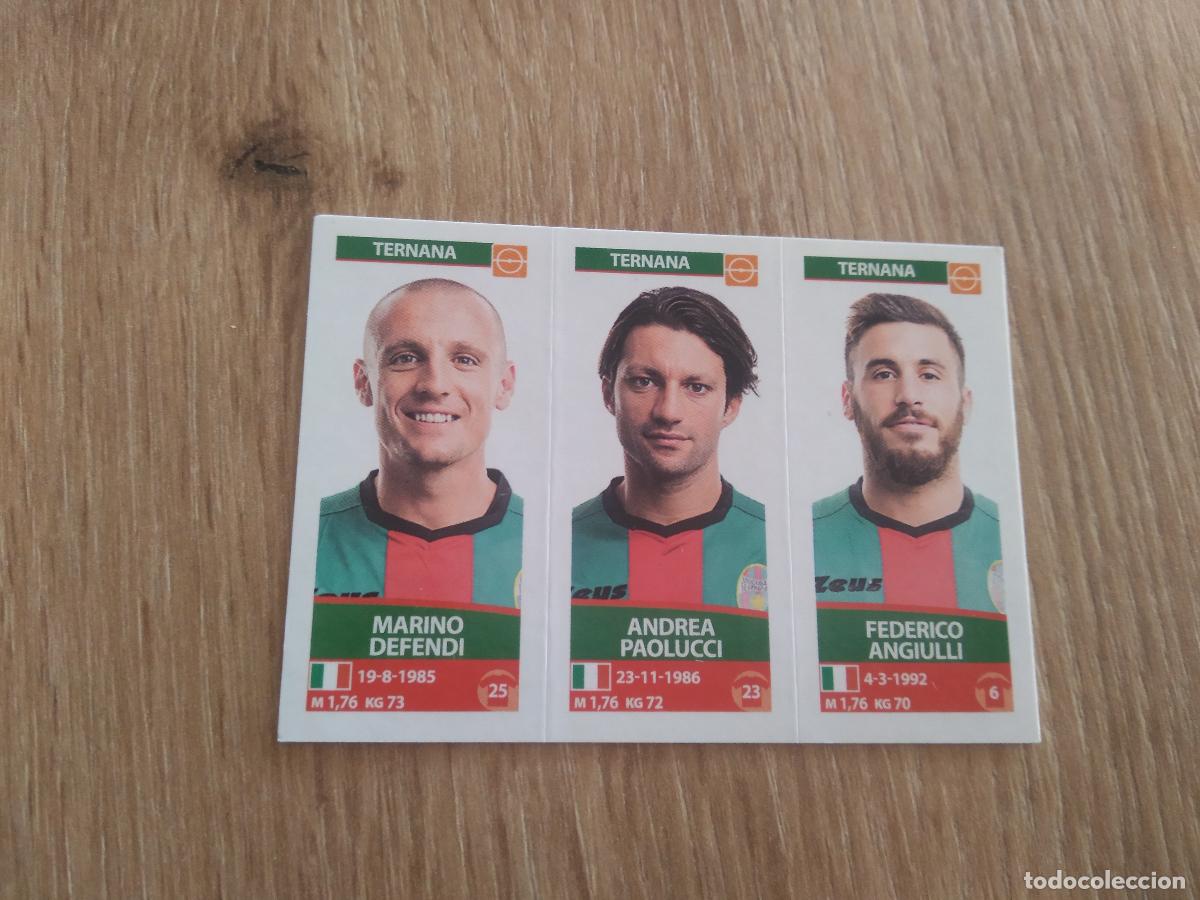 Cromos de f&uacute;tbol: 712 DEFENDI PAOLUCCI ANGIULLI TERNANA CROMO FUTBOL PANINI LIGA ITALIA 17-18 CALCIATORI 2017-2018
