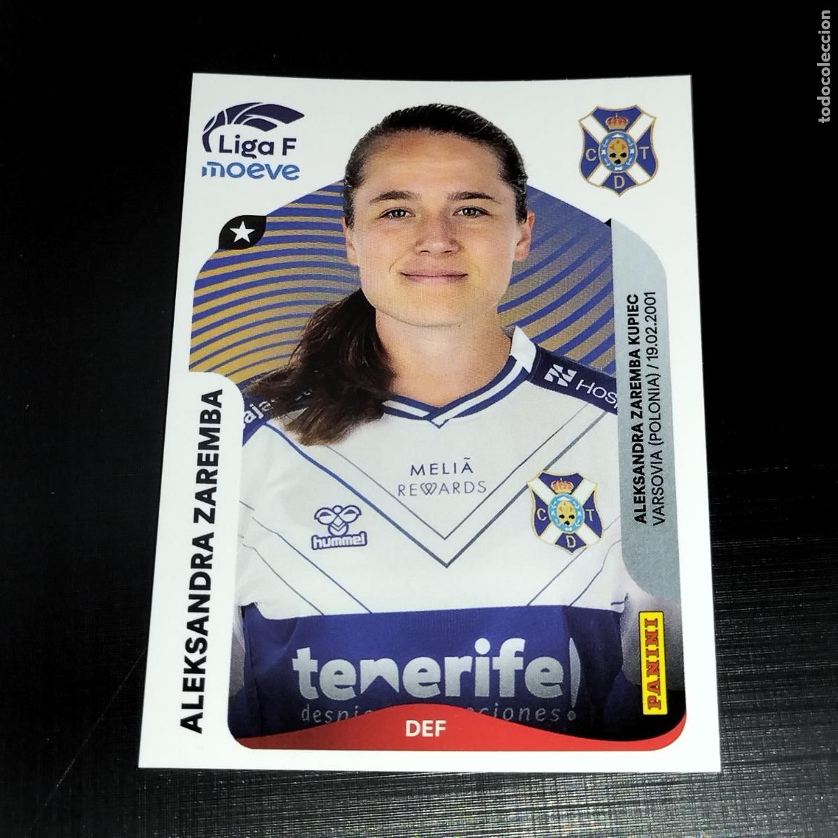 Cromos de f&uacute;tbol: 107 ALEKSANDRA ZAREMBA COSTA ADEJE TENERIFE CROMOS LIGA F MOEVE FEMENINA PANINI 2025 2026 25 26