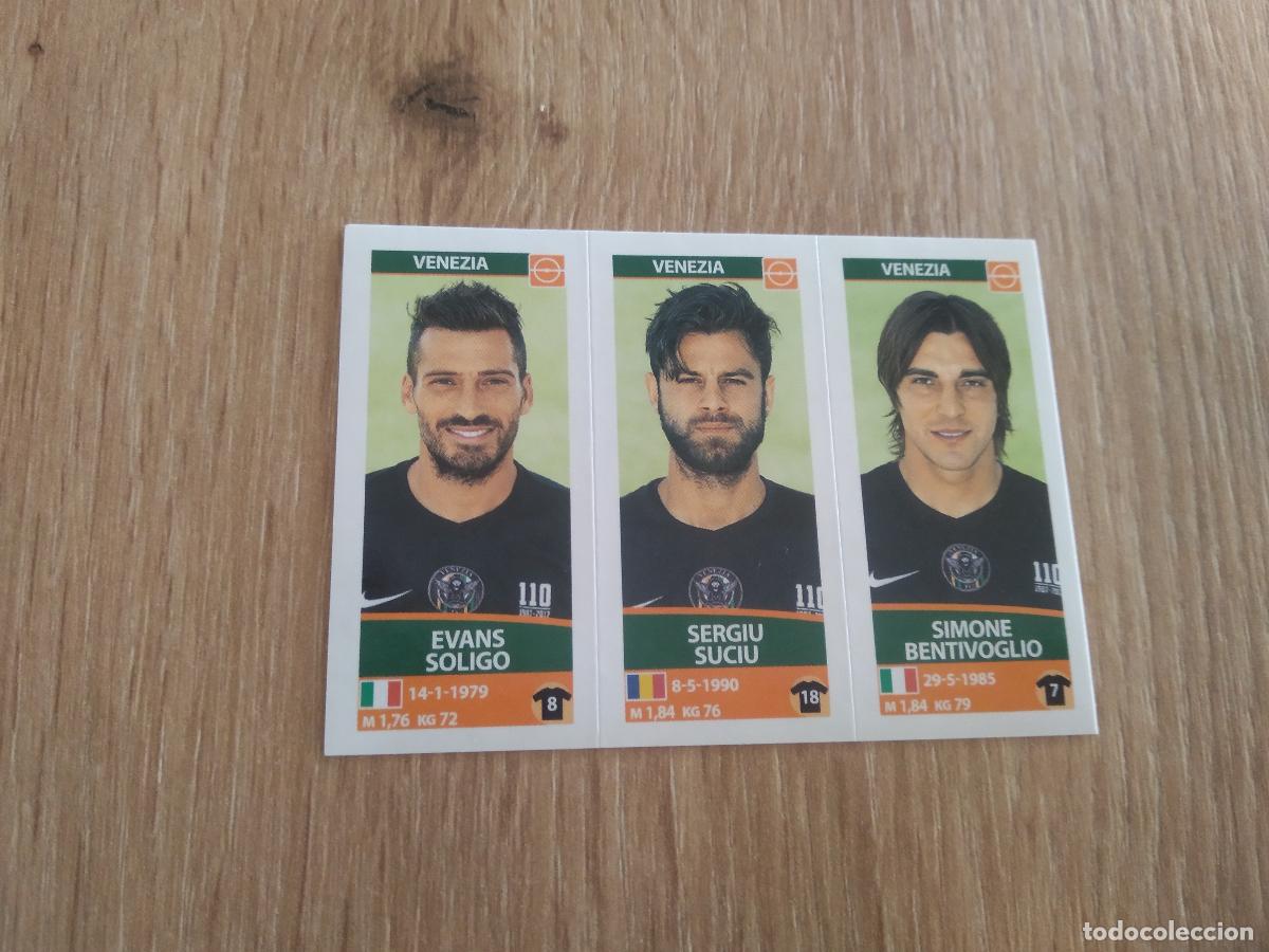 Cromos de f&uacute;tbol: 720 SOLIGO SUCIU BENTIVOGLIO VENEZIA CROMO FUTBOL PANINI LIGA ITALIA 17-18 CALCIATORI 2017-2018