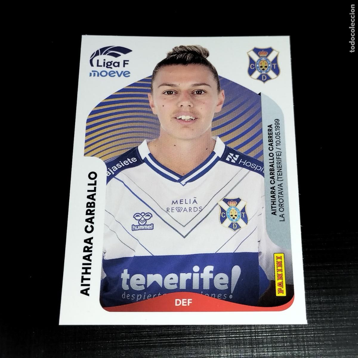 Football Stickers: 112 AITHIARA CARBALLO COSTA ADEJE TENERIFE CROMOS LIGA F MOEVE FEMENINA PANINI 2025 2026 25 26