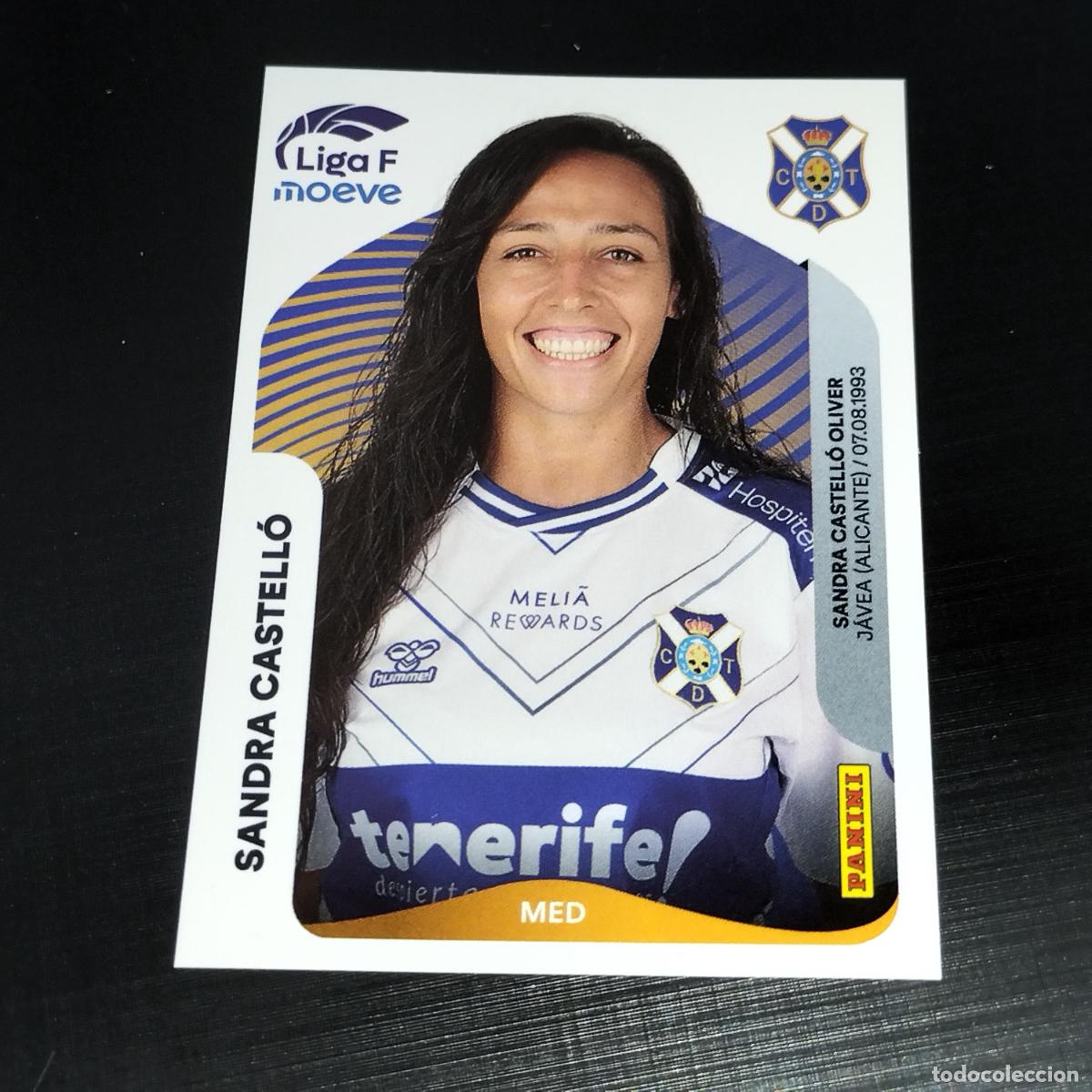 Football Stickers: 114 SANDRA CASTELLO COSTA ADEJE TENERIFE CROMOS LIGA F MOEVE FEMENINA PANINI 2025 2026 25 26