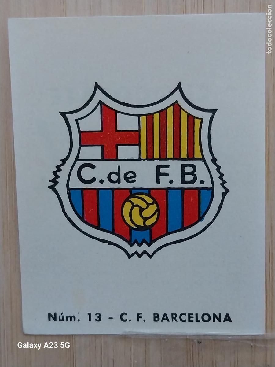 Football Stickers: BARCELONA FC ESCUDO LIGA 1967 67 68 CROMO 13 PROMO CHOCOLATE LLORET VILLAJOYOSA *--