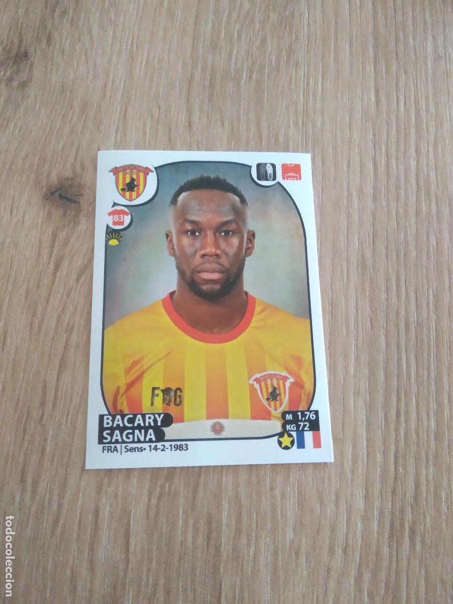 Cromos de f&uacute;tbol: M5 BACARY SAGNA BENEVENTO CROMO FUTBOL PANINI LIGA ITALIA 17-18 CALCIATORI 2017-2018