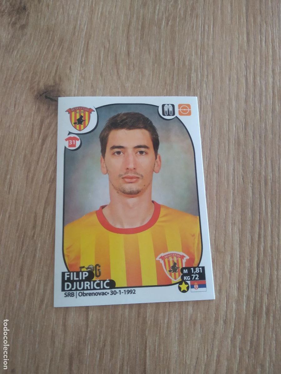 Cromos de f&uacute;tbol: M7 FILIP DJURICIC BENEVENTO CROMO FUTBOL PANINI LIGA ITALIA 17-18 CALCIATORI 2017-2018