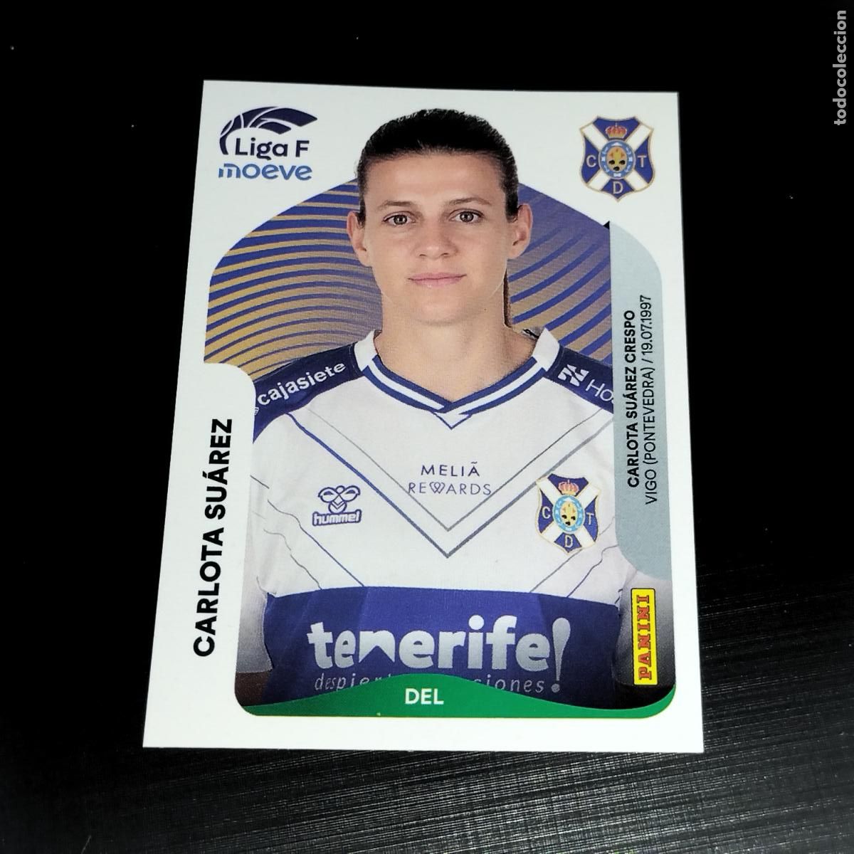 Cromos de f&uacute;tbol: 119 B CARLOTA SUAREZ COSTA ADEJE TENERIFE CROMOS LIGA F MOEVE FEMENINA PANINI 2025 2026 25 26