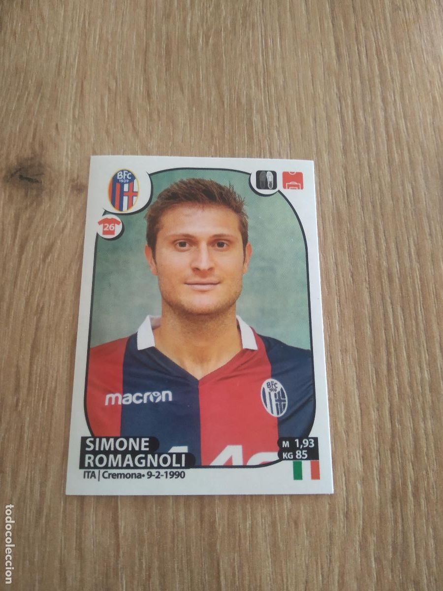 Cromos de f&uacute;tbol: M10 SIMONE ROMAGNOLI BOLOGNA CROMO FUTBOL PANINI LIGA ITALIA 17-18 CALCIATORI 2017-2018