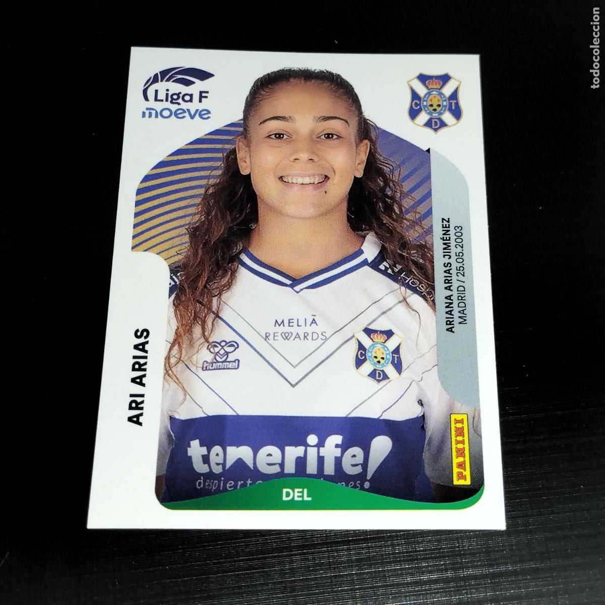 Cromos de f&uacute;tbol: 120 ARI ARIAS COSTA ADEJE TENERIFE CROMOS LIGA F MOEVE FEMENINA PANINI 2025 2026 25 26