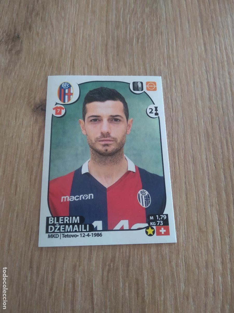 Cromos de f&uacute;tbol: M11 BLERIM DZEMAILI BOLOGNA CROMO FUTBOL PANINI LIGA ITALIA 17-18 CALCIATORI 2017-2018