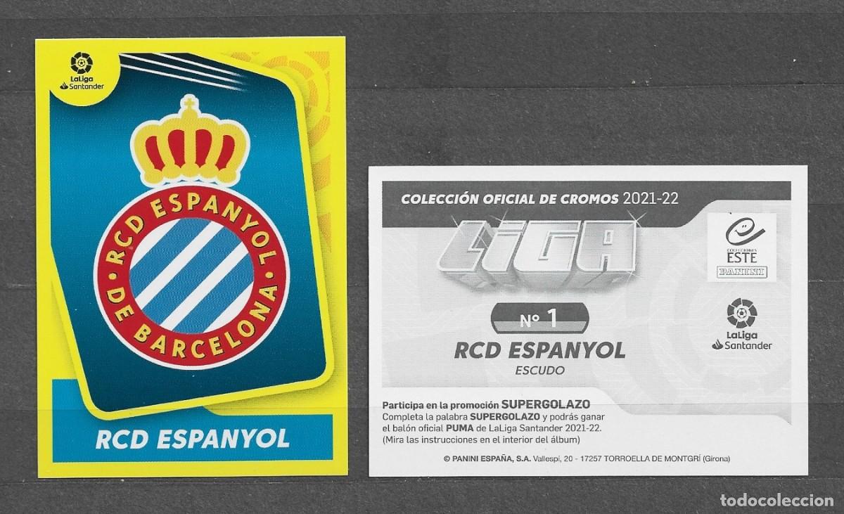 Cromos de f&uacute;tbol: Liga este 21/22 - Escudo - N&ordm; 1 - Elche CF