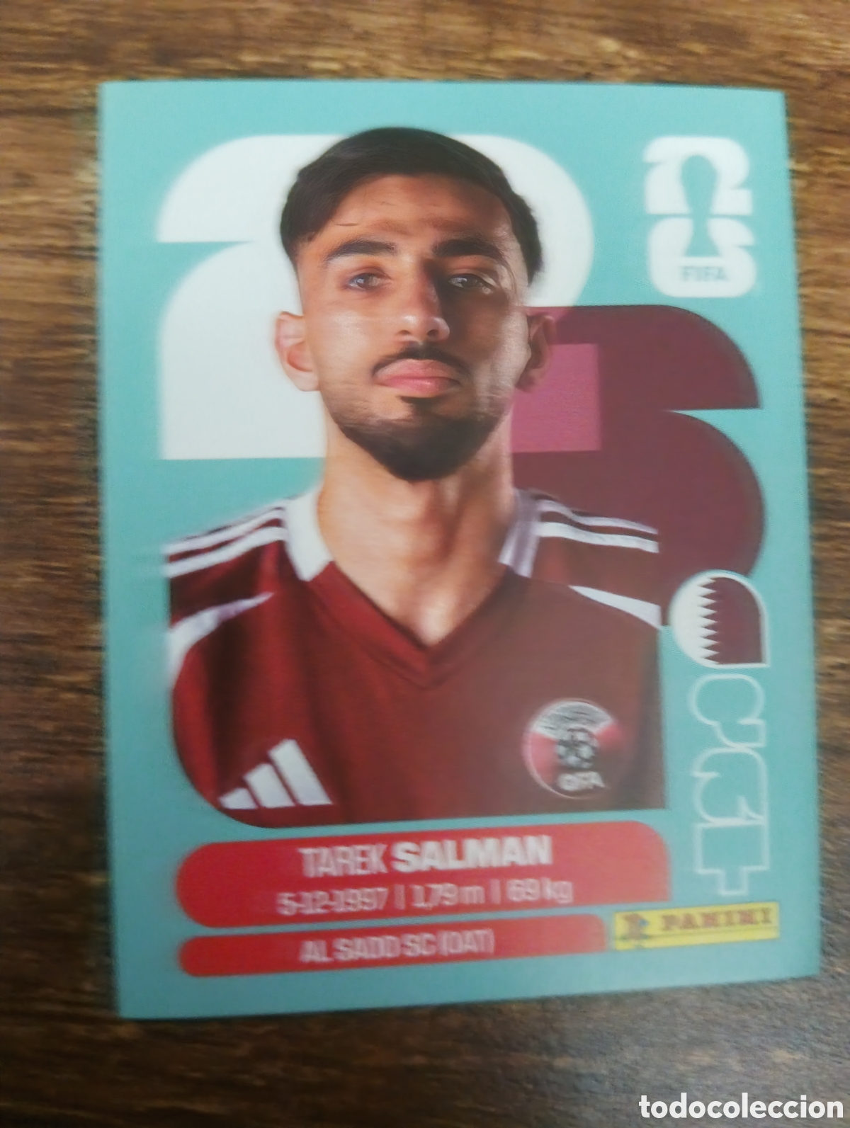 Cromos de f&uacute;tbol: QAT 8 QAT8 TAREK SALMAN QATAR ⚽ PANINI FIFA MUNDIAL WORLD CUP 26 2026 STICKER ⚽