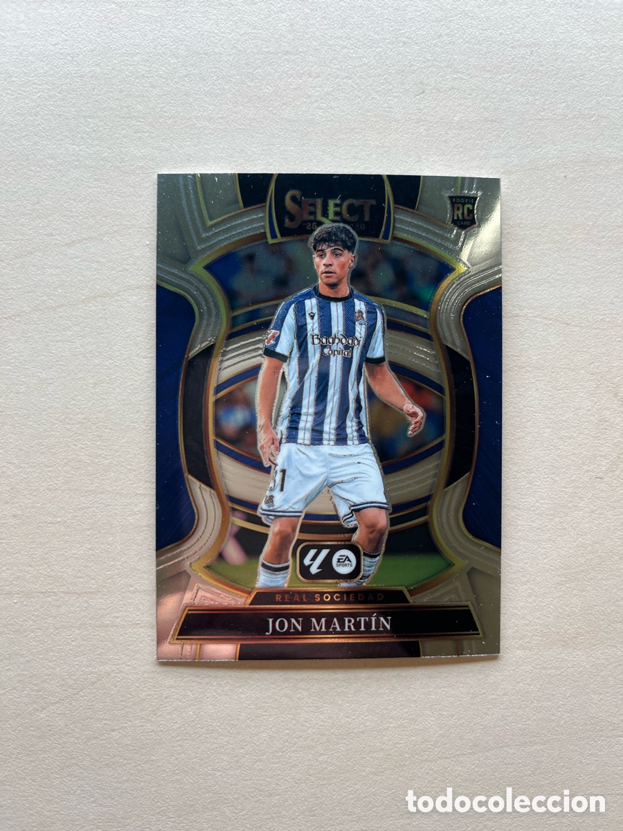 Cromos de f&uacute;tbol: Jon Mart&iacute;n Rookie Select La Liga 2025-26 - Real Sociedad