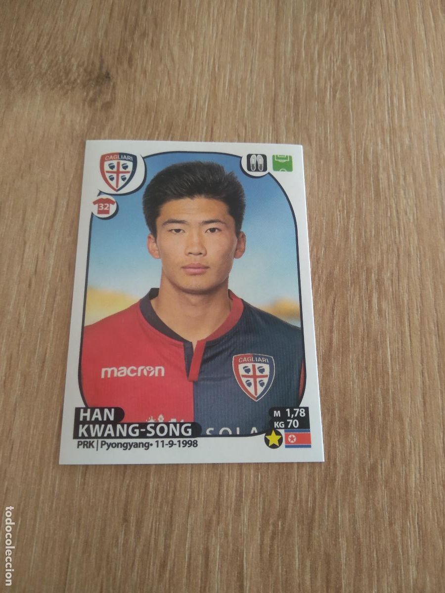 Cromos de f&uacute;tbol: M15 HAN KWANG-SONG CAGLIARI CROMO FUTBOL PANINI LIGA ITALIA 17-18 CALCIATORI 2017-2018