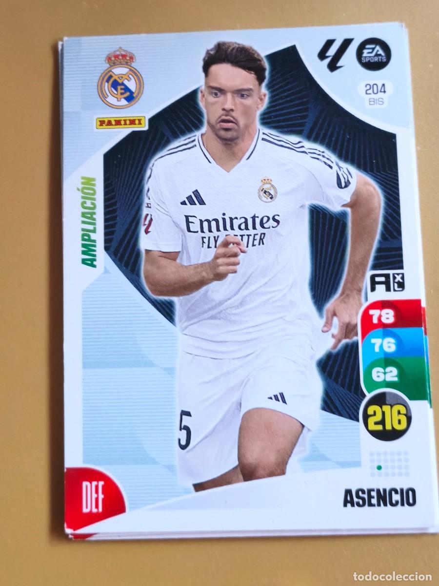 Cromos de f&uacute;tbol: asencio, 2024 25 ampliacion