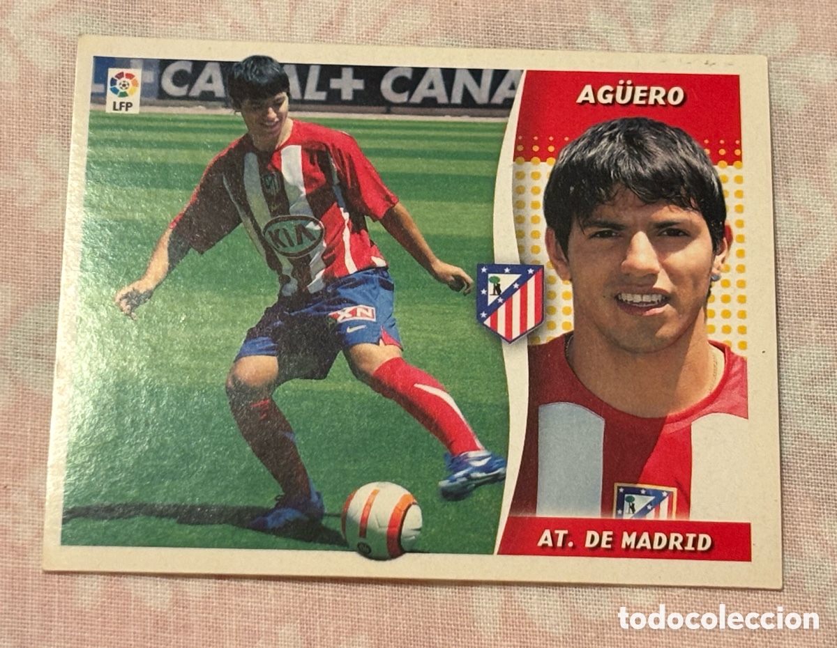 Cromos de f&uacute;tbol: Cromo aguero &uacute;ltimos fichajes ediciones este
