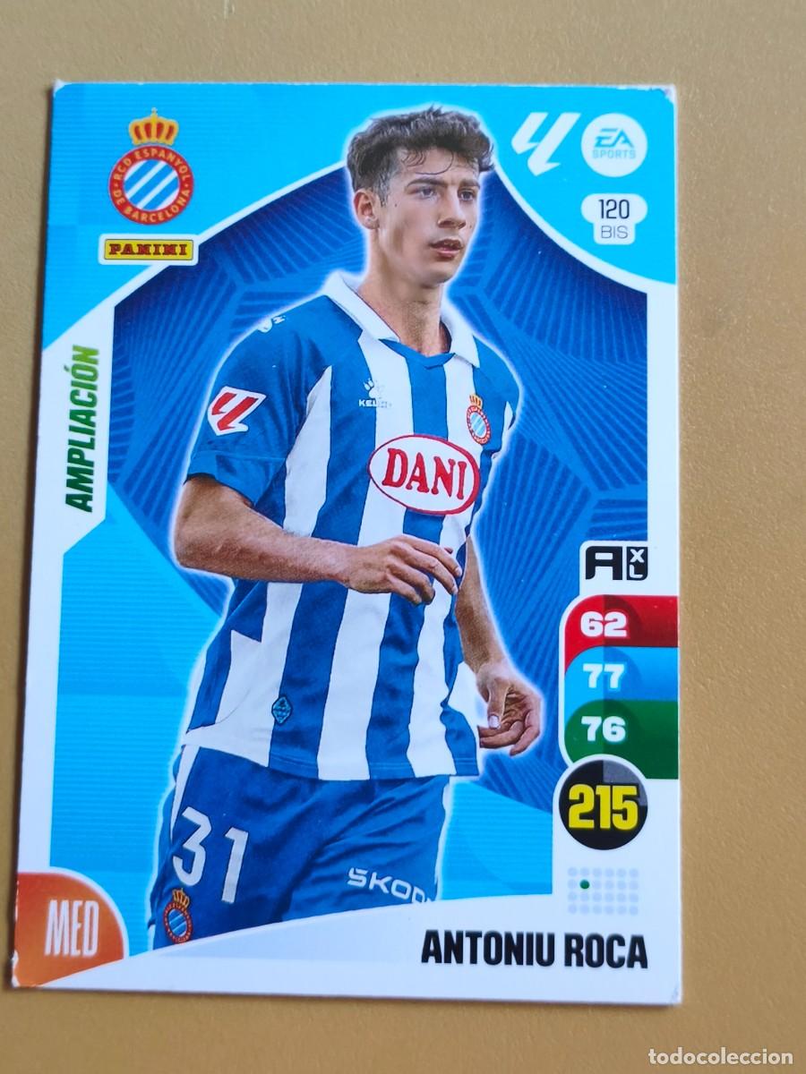 Cromos de f&uacute;tbol: antoniu roca, 2024 25 ampliacion