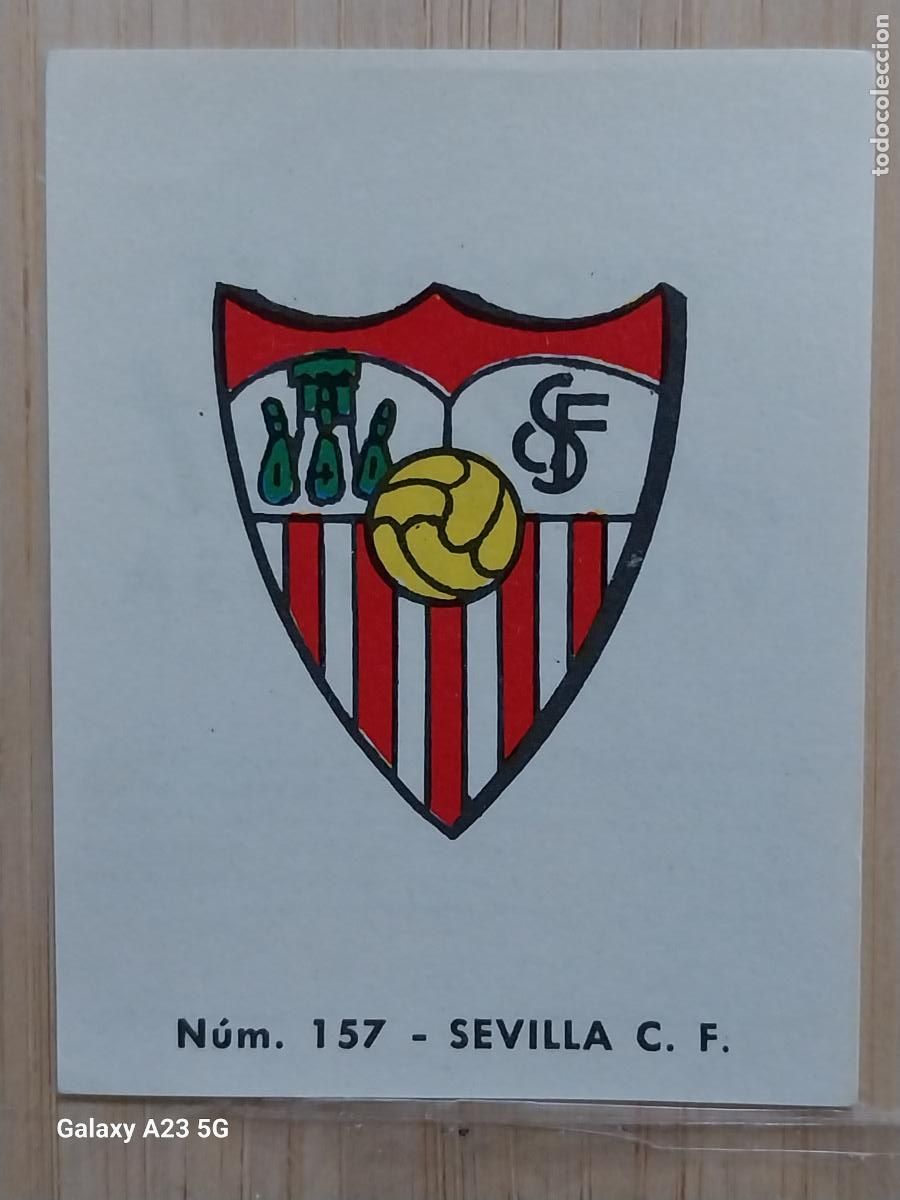 Cromos de f&uacute;tbol: SEVILLA F C ESCUDO LIGA 1967 67 68 CROMO 157 PROMO CHOCOLATE LLORET VILLAJOYOSA *-*-******