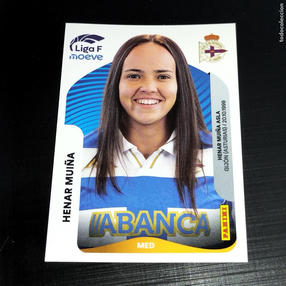 Cromos de f&uacute;tbol: 134 A HENAR MUI&Ntilde;A DEPORTIVO LA CORU&Ntilde;A CROMOS LIGA F MOEVE FEMENINA PANINI 2025 2026 25 26