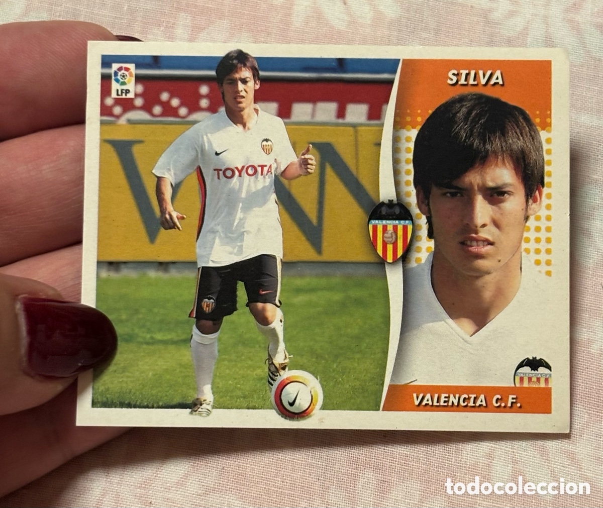 Cromos de f&uacute;tbol: Cromo Silva liga 2006-2007ediciones este