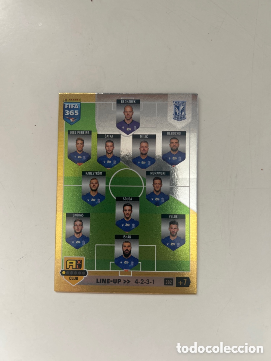 Cromos de f&uacute;tbol: Alineaci&oacute;n KKS LECH POZNAŃ FIFA365 2023 (382)