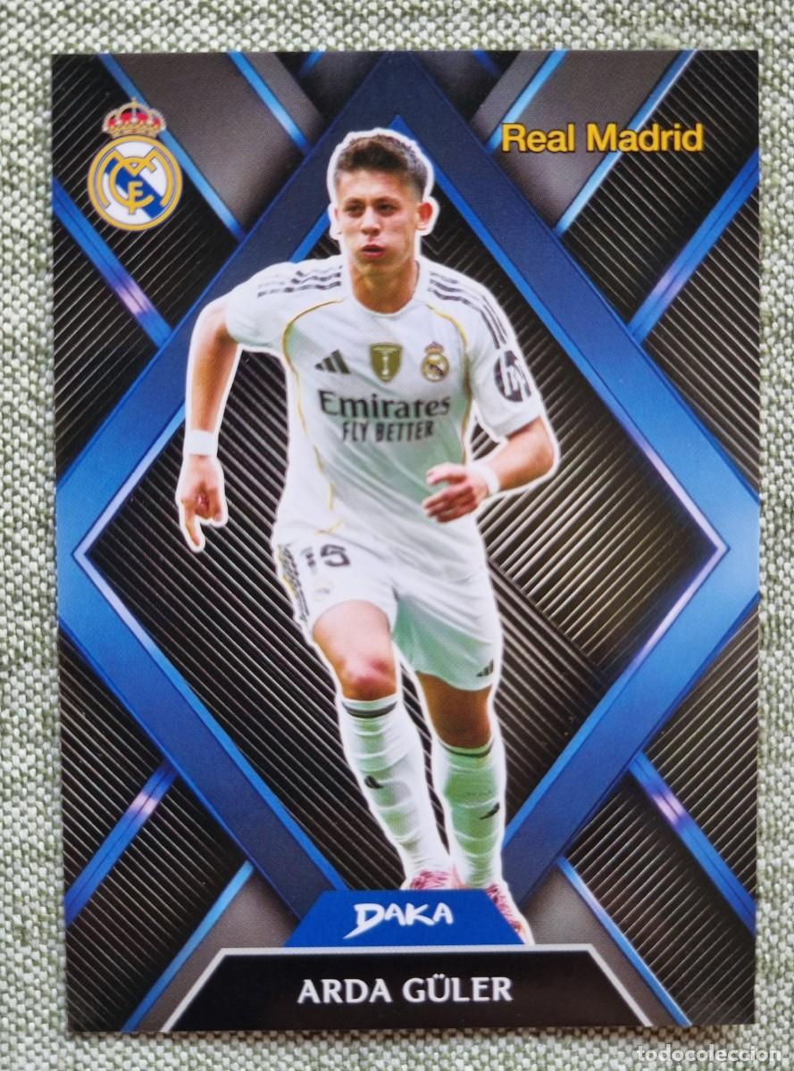 Cromos de f&uacute;tbol: SR-7 Arda G&Uuml;LER (Real Madrid CF) SHARP ROMBUS. DAKA Topps Audience 2025 2026 25 26