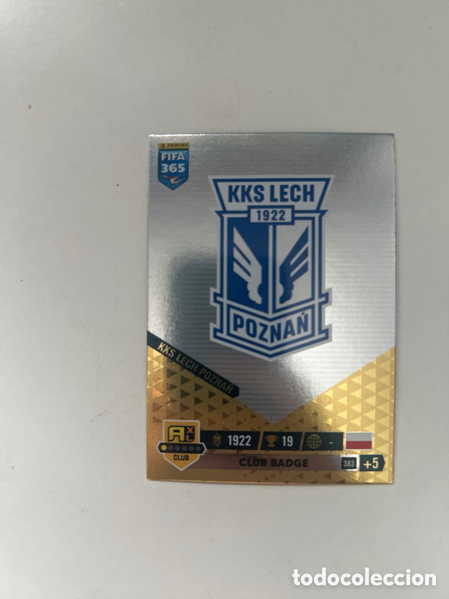 Cromos de f&uacute;tbol: Escudo KKS LECH POZNAŃ FIFA365 2023 (383)