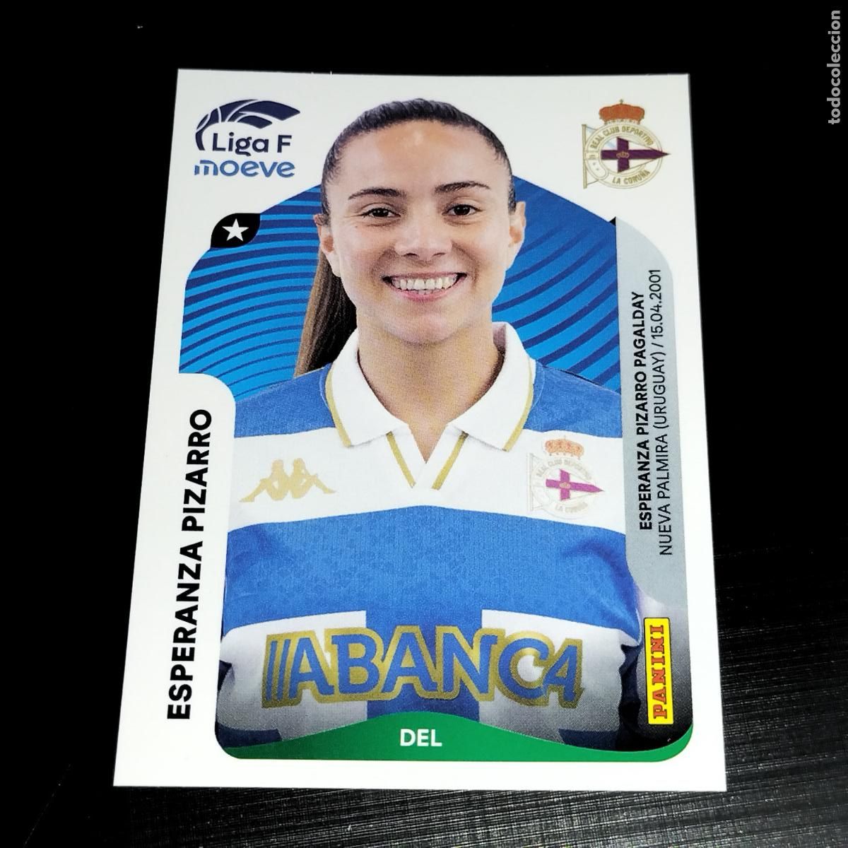 Cromos de f&uacute;tbol: 138 ESPERANZA PIZARRO DEPORTIVO LA CORU&Ntilde;A CROMOS LIGA F MOEVE FEMENINA PANINI 2025 2026 25 26