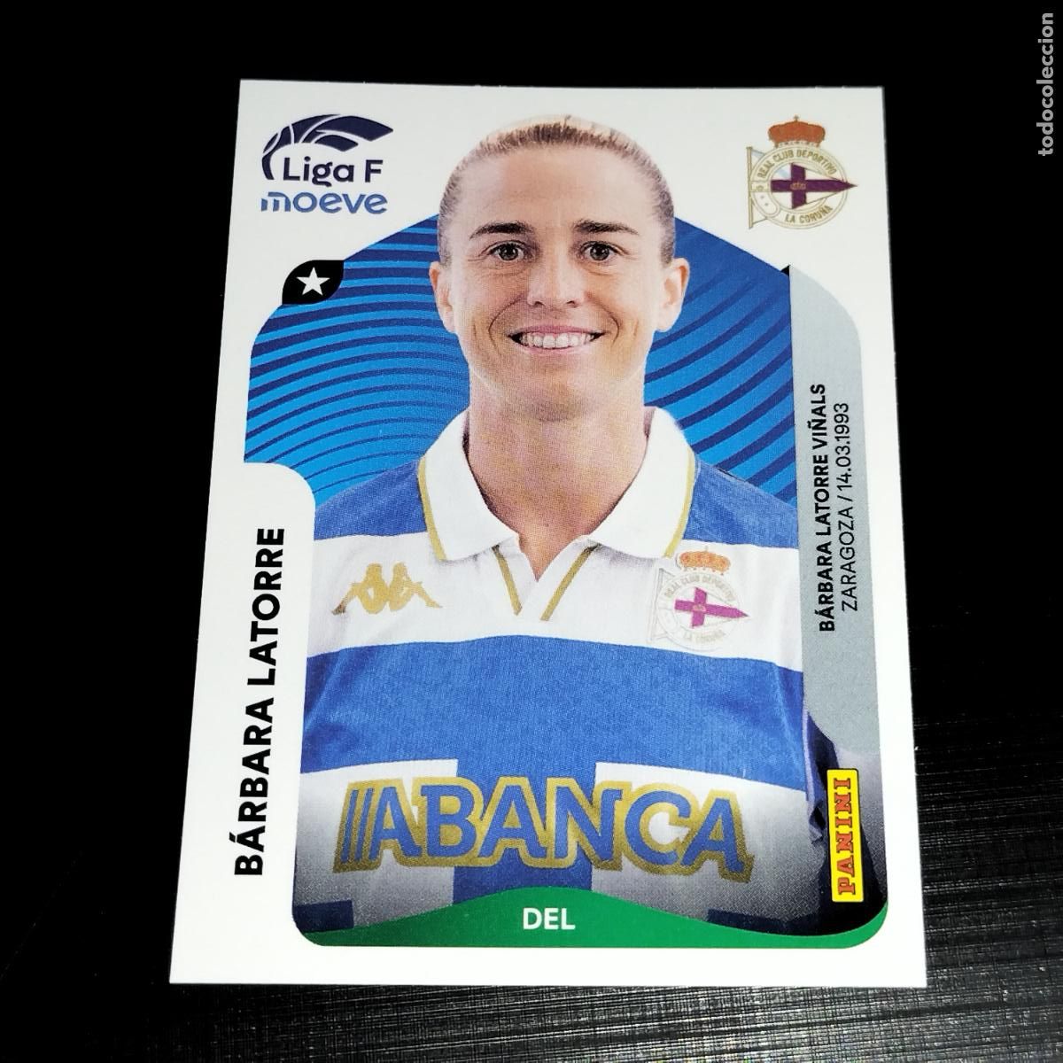 Cromos de f&uacute;tbol: 139 BARBARA LATORRE DEPORTIVO LA CORU&Ntilde;A CROMOS LIGA F MOEVE FEMENINA PANINI 2025 2026 25 26