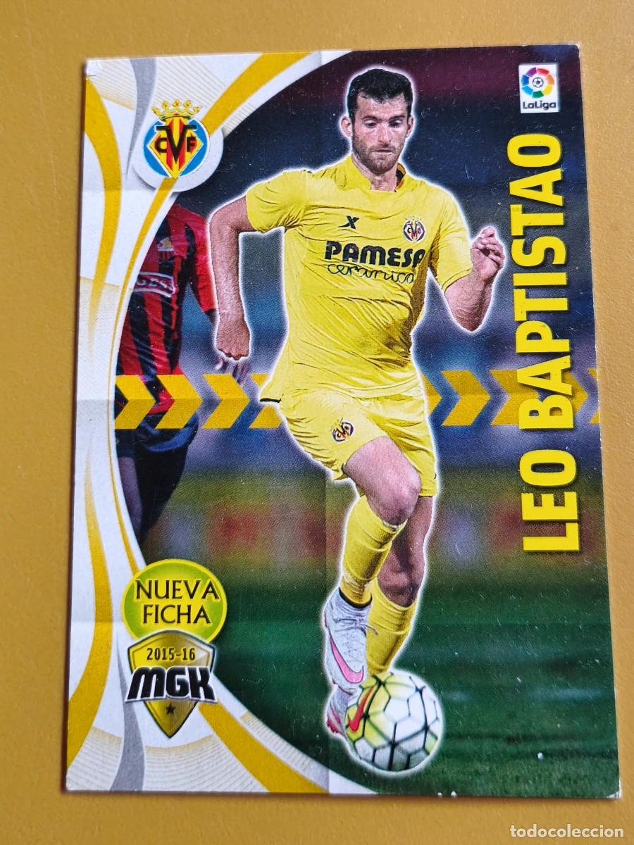 Cromos de f&uacute;tbol: leo baptistao, 2015 16 nueva ficha