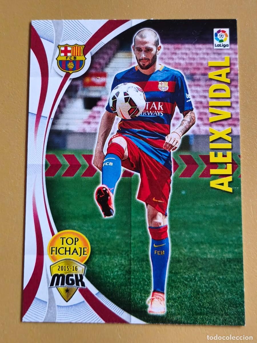 Cromos de f&uacute;tbol: aleix vidal, 2015 16 top fichaje