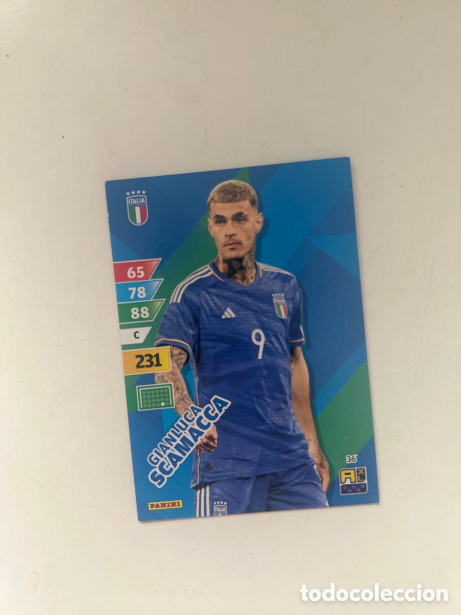 Cromos de f&uacute;tbol: Gianluca Scamaca AZZURRI2024 (36)