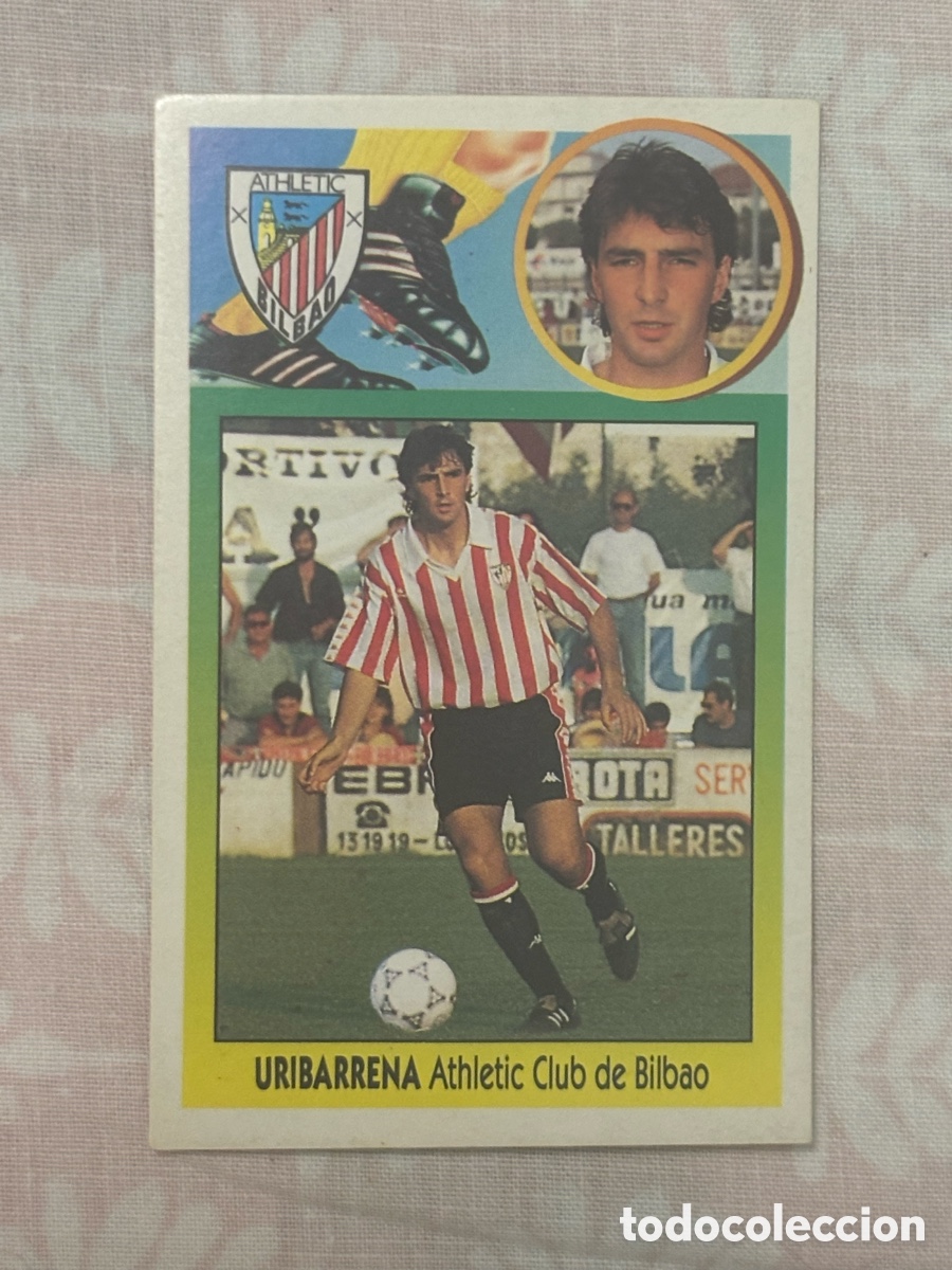 Cromos de f&uacute;tbol: Cromo coloca uribarrena liga 93-94 este
