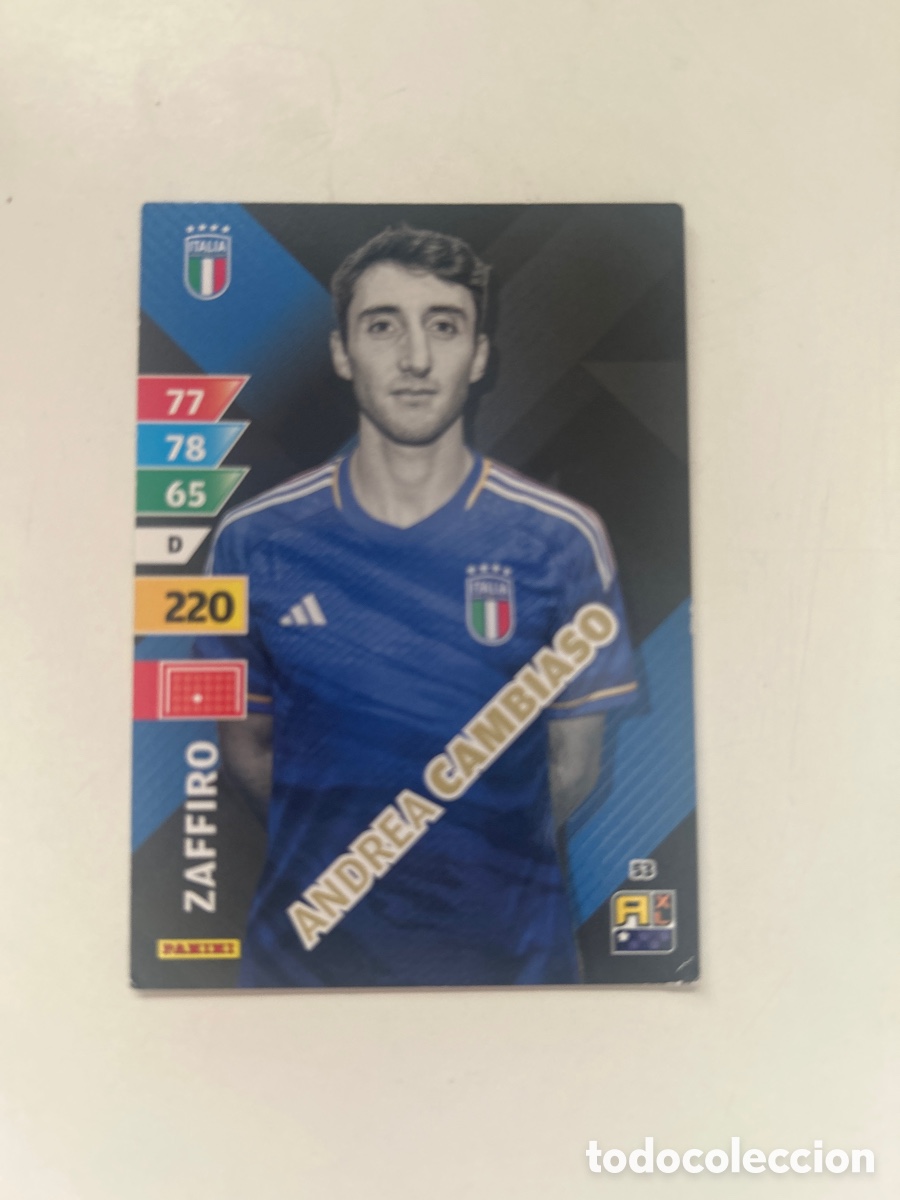 Cromos de f&uacute;tbol: Andrea Cambiaso AZZURRI 2024 (53)