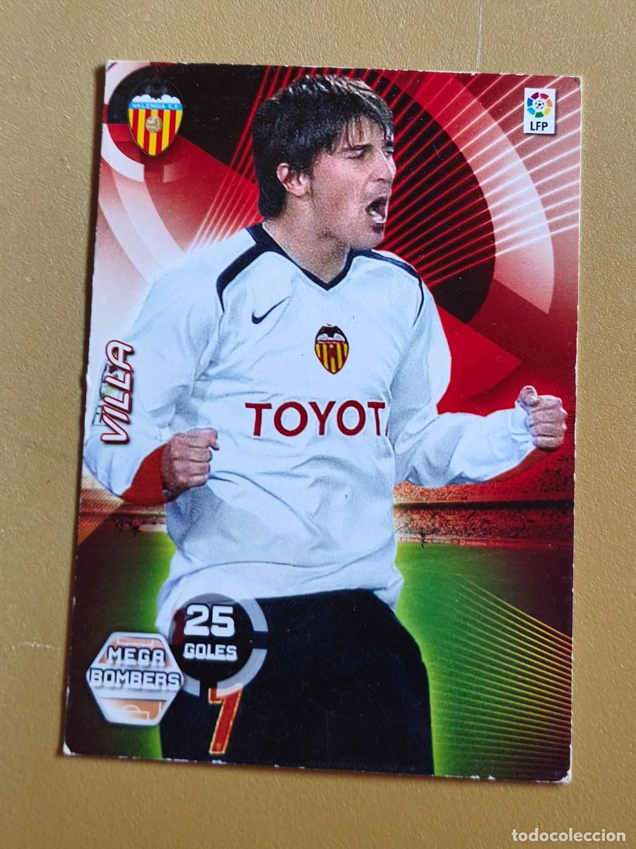 Cromos de f&uacute;tbol: villa, 2006 07 mega bombers