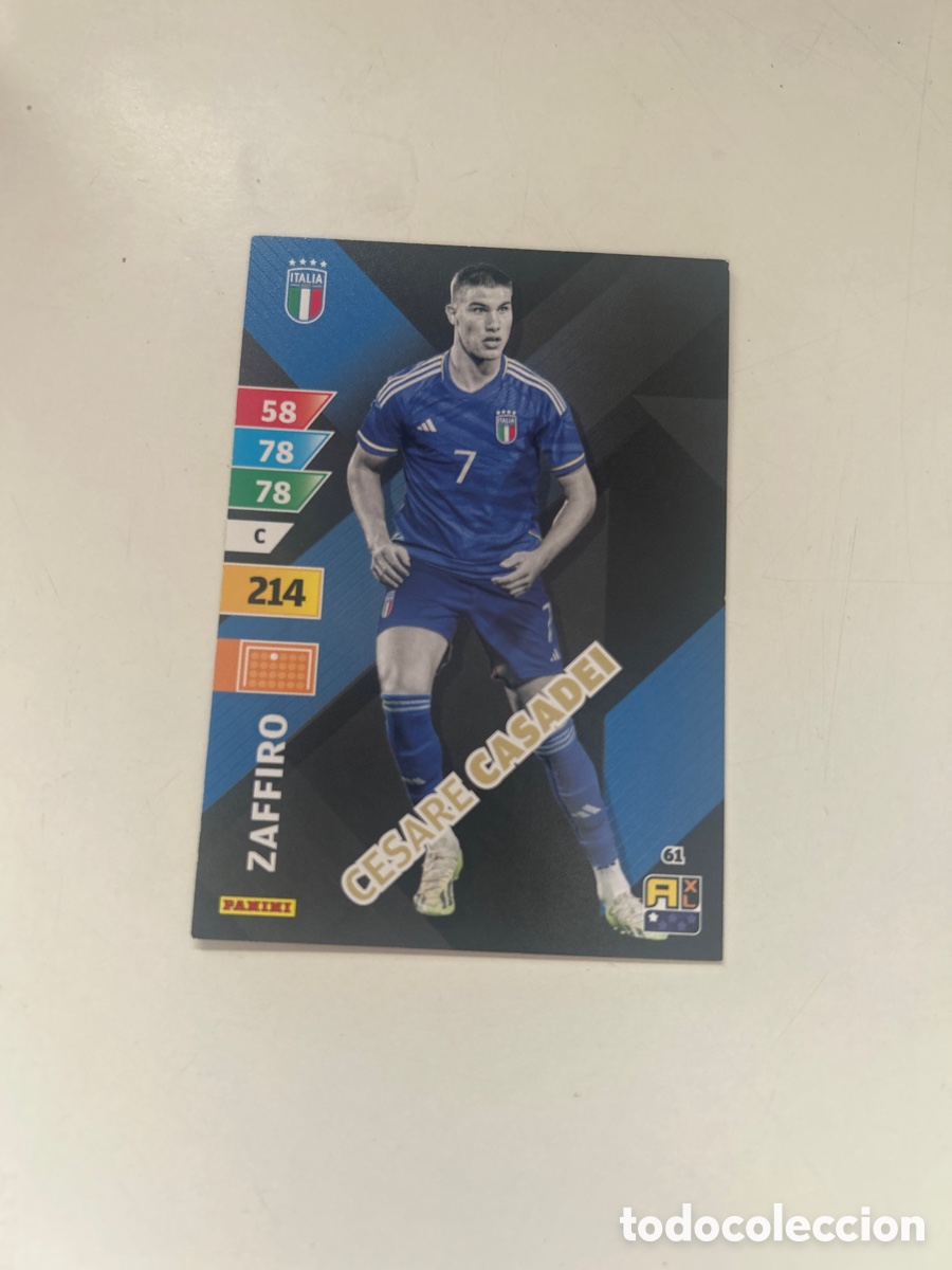 Cromos de f&uacute;tbol: Cesare Casadei AZZURRI 2024 (61)