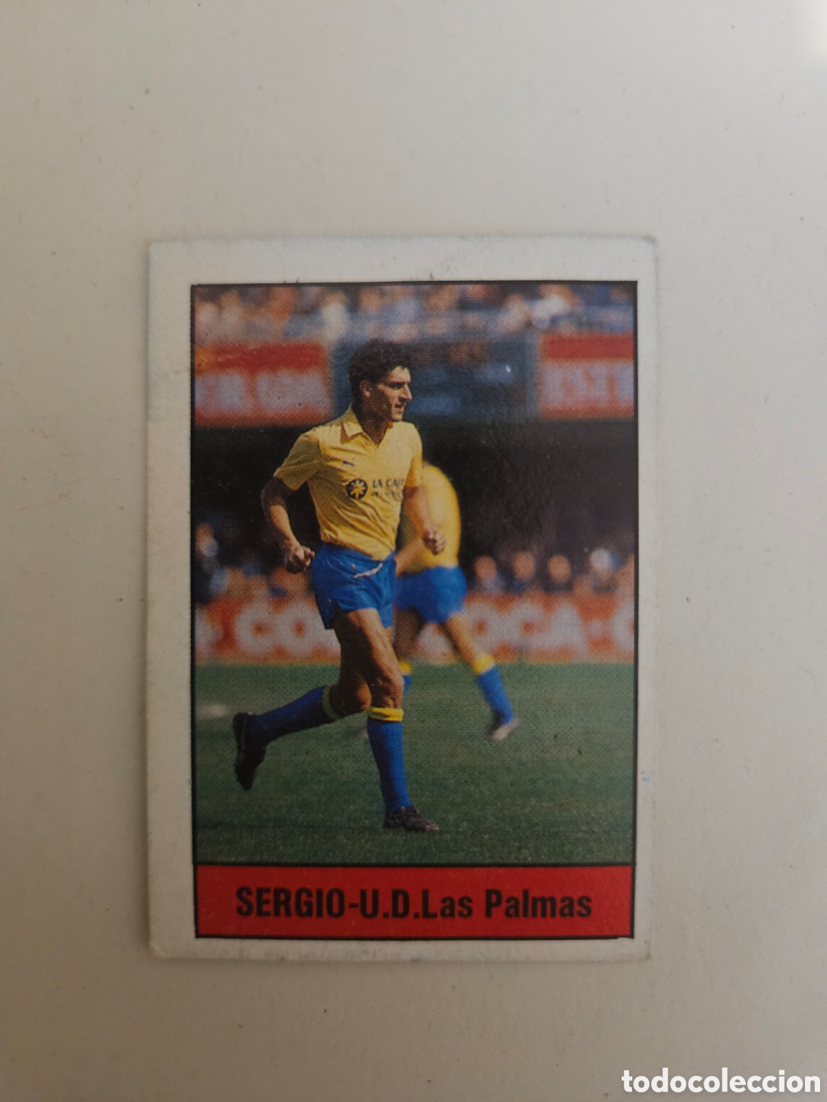 Cromos de f&uacute;tbol: SERGIO 243 LAS PALMAS LISEL 1985 1986 CROMO FUTBOL LIGA 85 86 - DESPEGADO