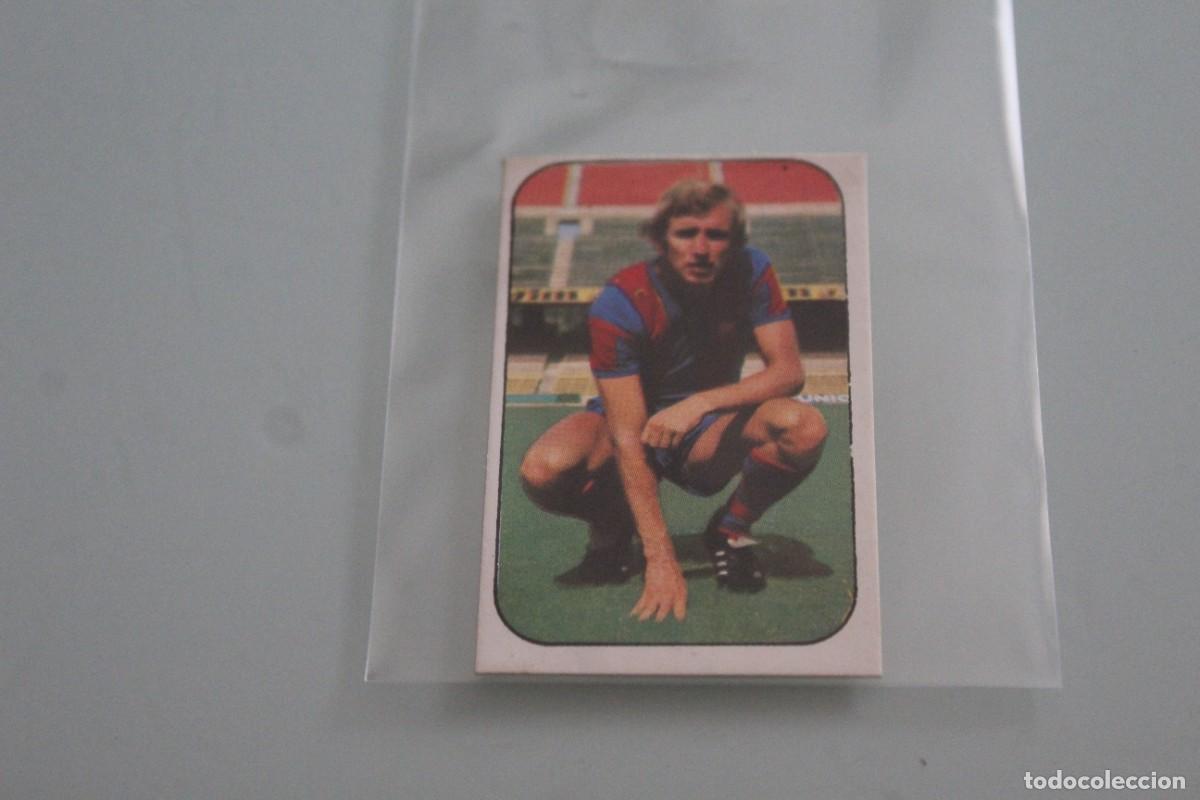 Cromos de f&uacute;tbol: ESTE 76 77 REXACH RECUPERADO DE &Aacute;LBUM