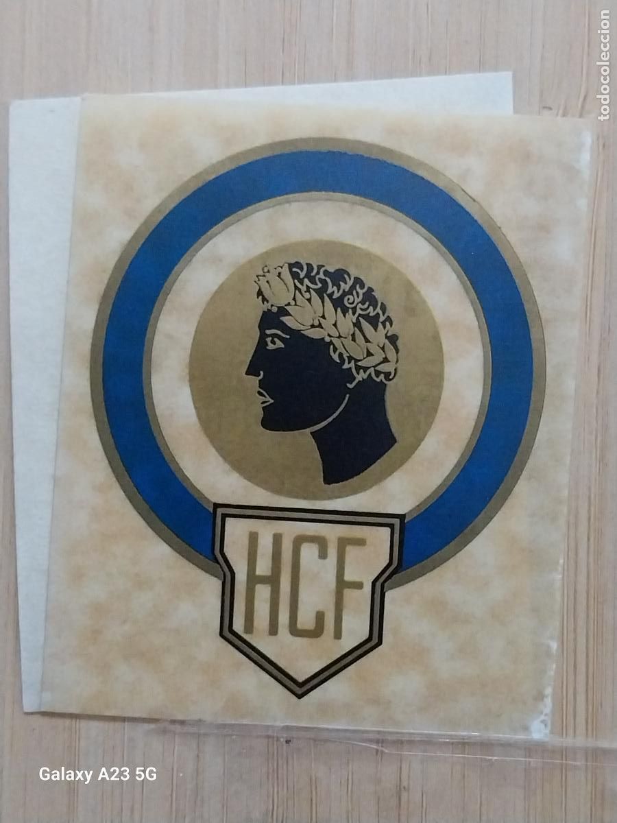 Cromos de f&uacute;tbol: HERCULES ESCUDO ED ESTE 1976 76 77 1977 ESCUDOS Y EQUIPOS CROMO SIN PEGAR NUNCA