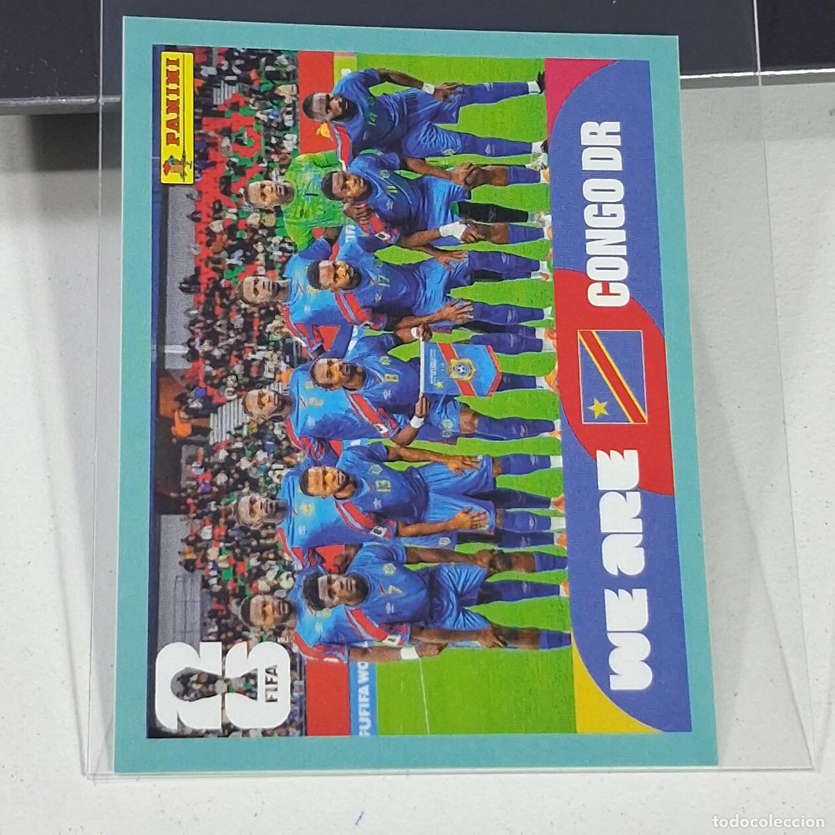Cromos de f&uacute;tbol: B33 COD13 TEAM PHOTO EQUIPO 13 COD REPUBLICA CONGO MUNDIAL FIFA WORLD CUP 2026 STICKER PANINI