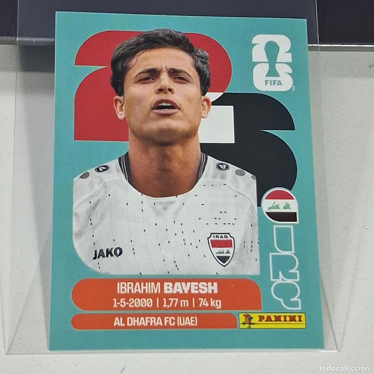 Cromos de f&uacute;tbol: B33 IRQ 11 IRQ11 IBRAHIM BAYESH IRAQ IRQ MUNDIAL FIFA WORLD CUP 2026 STICKER PANINI