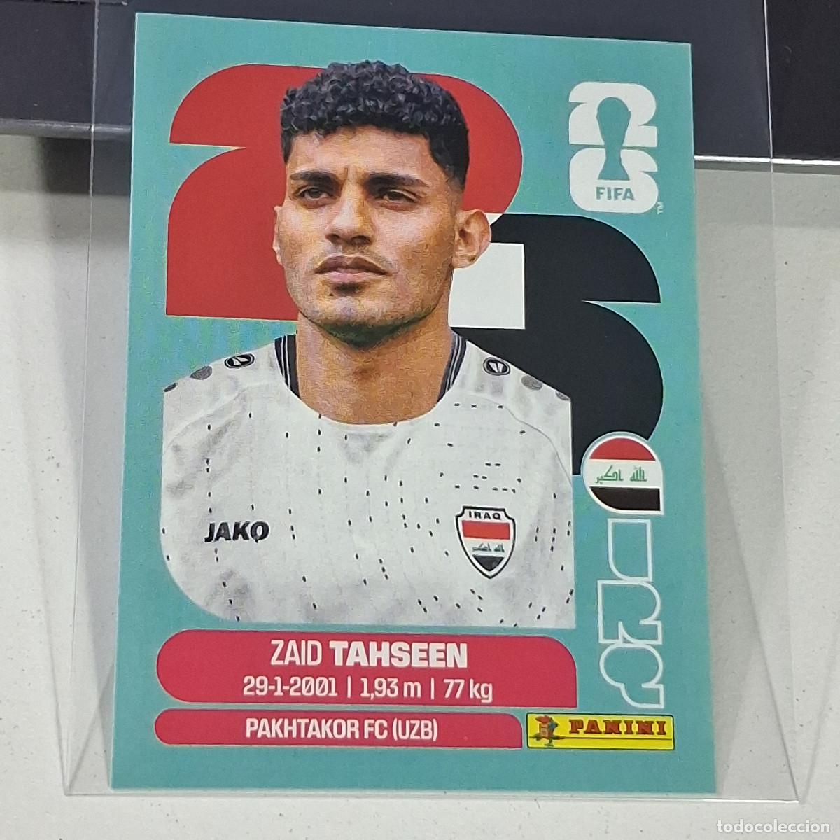 Cromos de f&uacute;tbol: B33 IRQ7 ZAID TAHSEEN 7 IRAQ IRQ IRAK MUNDIAL FIFA WORLD CUP 2026 STICKER PANINI