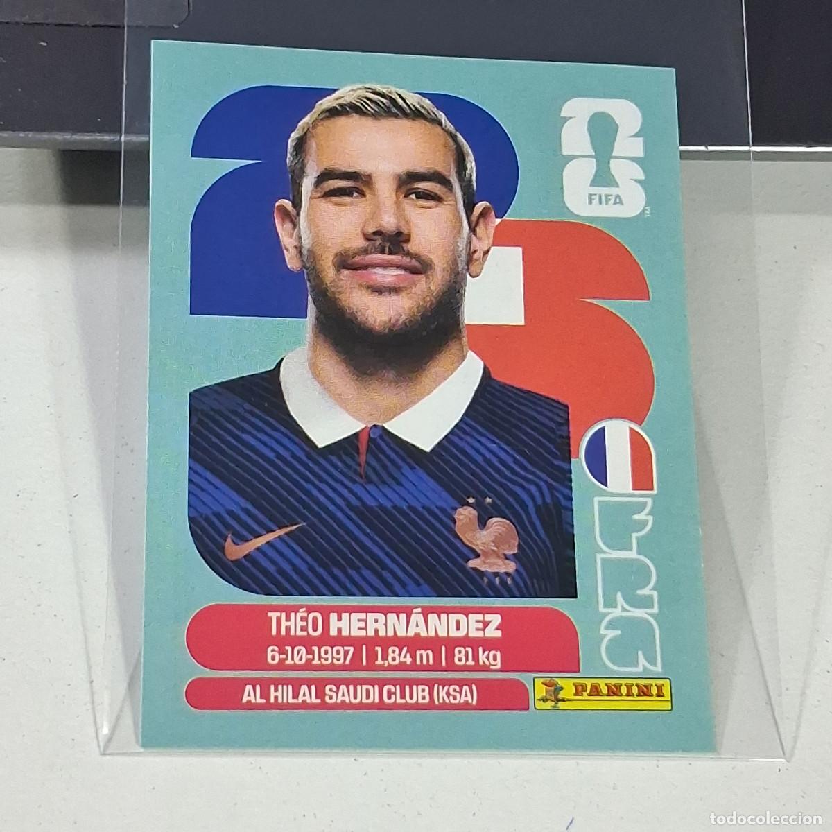Cromos de f&uacute;tbol: B33 FRA3 TH&Eacute;O HERN&Aacute;NDEZ 3 FRANCIA FRANCE FRA MUNDIAL FIFA WORLD CUP 2026 STICKER PANINI