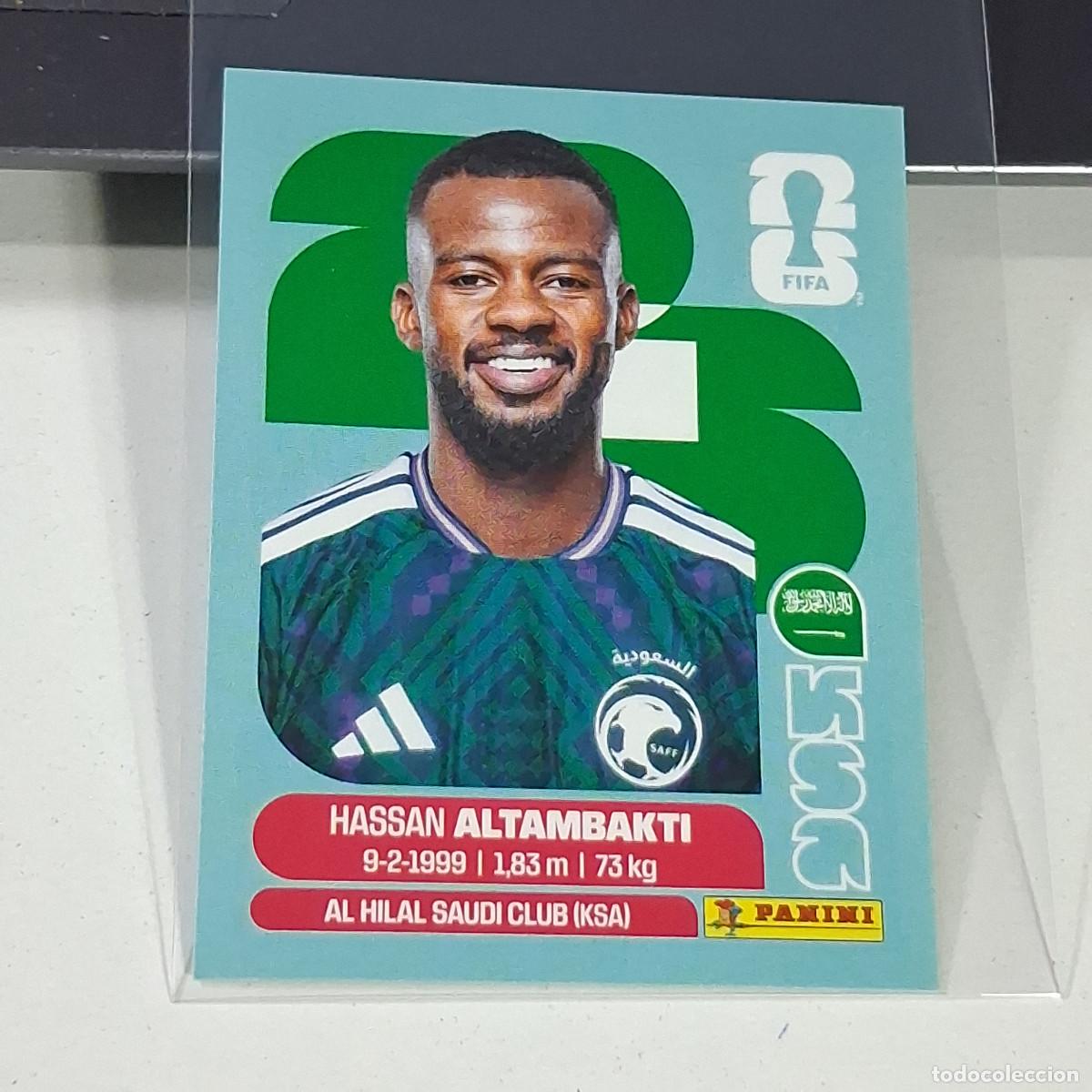 Cromos de f&uacute;tbol: B33 KSA 8 KSA8 HASSAN ALTAMBAKTI ARABIA SAUD&Iacute; KSA MUNDIAL FIFA WORLD CUP 2026 STICKER PANINI