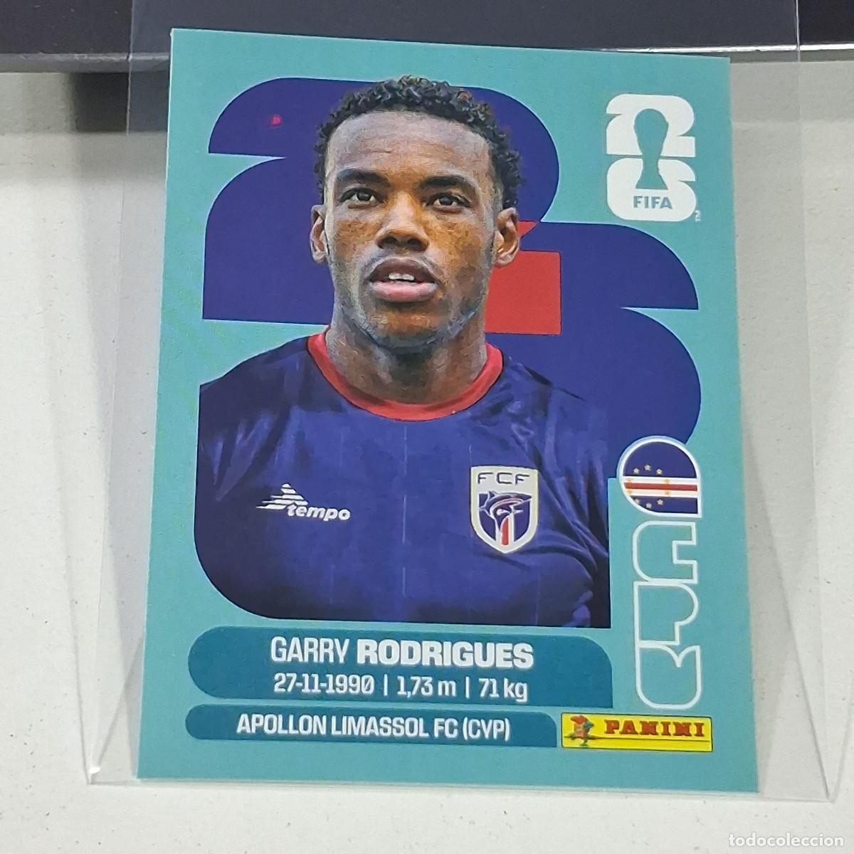 Cromos de f&uacute;tbol: B33 CPV15 GARRY RODRIGUES 15 CABO VERDE CAPE CPV MUNDIAL FIFA WORLD CUP 2026 STICKER PANINI