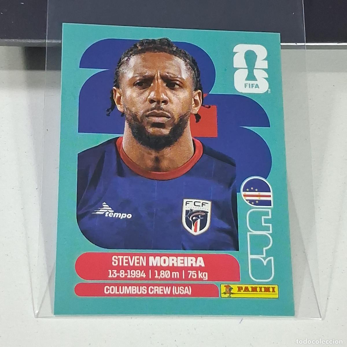 Cromos de f&uacute;tbol: B33 CPV 6 CPV6 STEVEN MOREIRA CABO VERDE CAPE CPV MUNDIAL FIFA WORLD CUP 2026 STICKER PANINI
