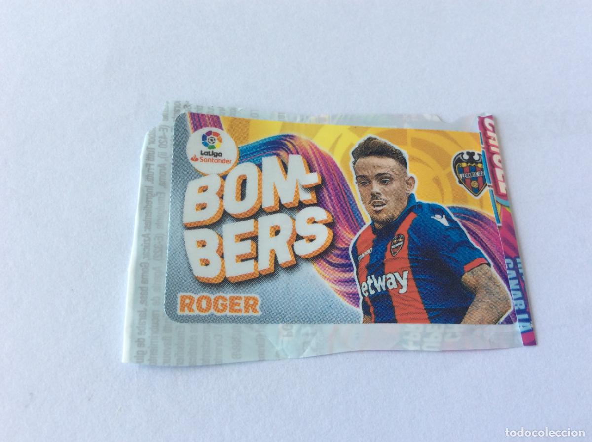 Cromos de f&uacute;tbol: Bombers Roger Levante Chicle Liga Este 2019 2020 19 20 Panini