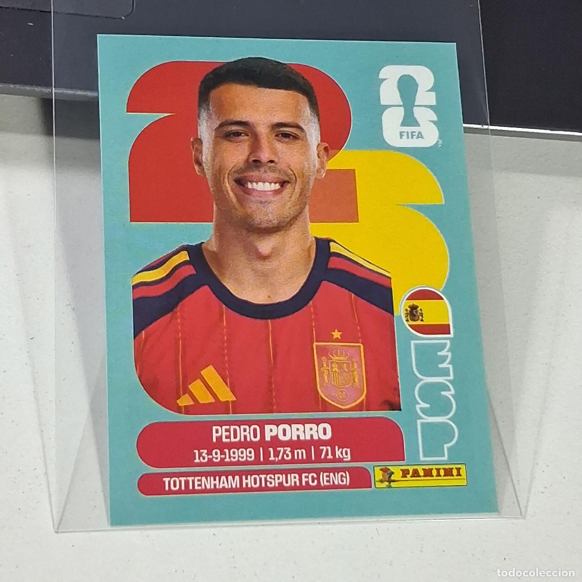 Cromos de f&uacute;tbol: B33 ESP6 ESP 6 PEDRO PORRO ESPA&Ntilde;A SPAIN ESP MUNDIAL FIFA WORLD CUP 2026 STICKER PANINI