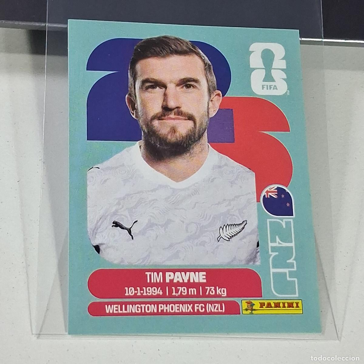 Cromos de f&uacute;tbol: B33 NZL6 TIM PAYNE 6 NUEVA ZELANDA NZL NEW ZEALAND MUNDIAL FIFA WORLD CUP 2026 STICKER PANINI