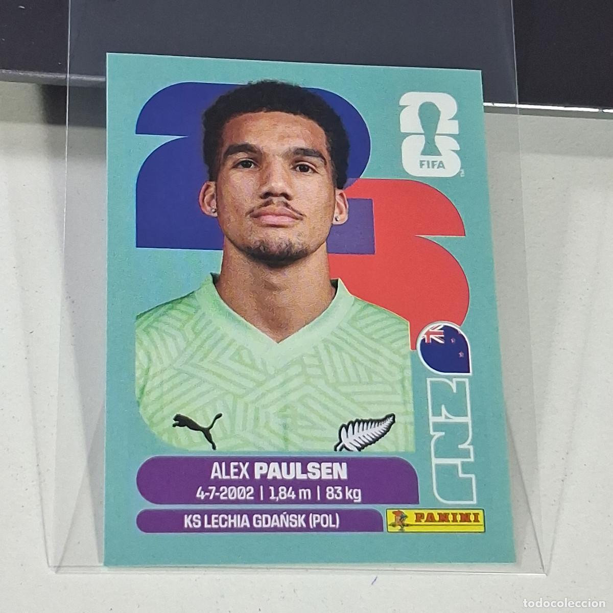 Cromos de f&uacute;tbol: B33 NZL 3 NZL3 ALEX PAULSEN NUEVA ZELANDA NZL NEW ZEALAND MUNDIAL FIFA WORLD CUP 2026 STICKER PANIN