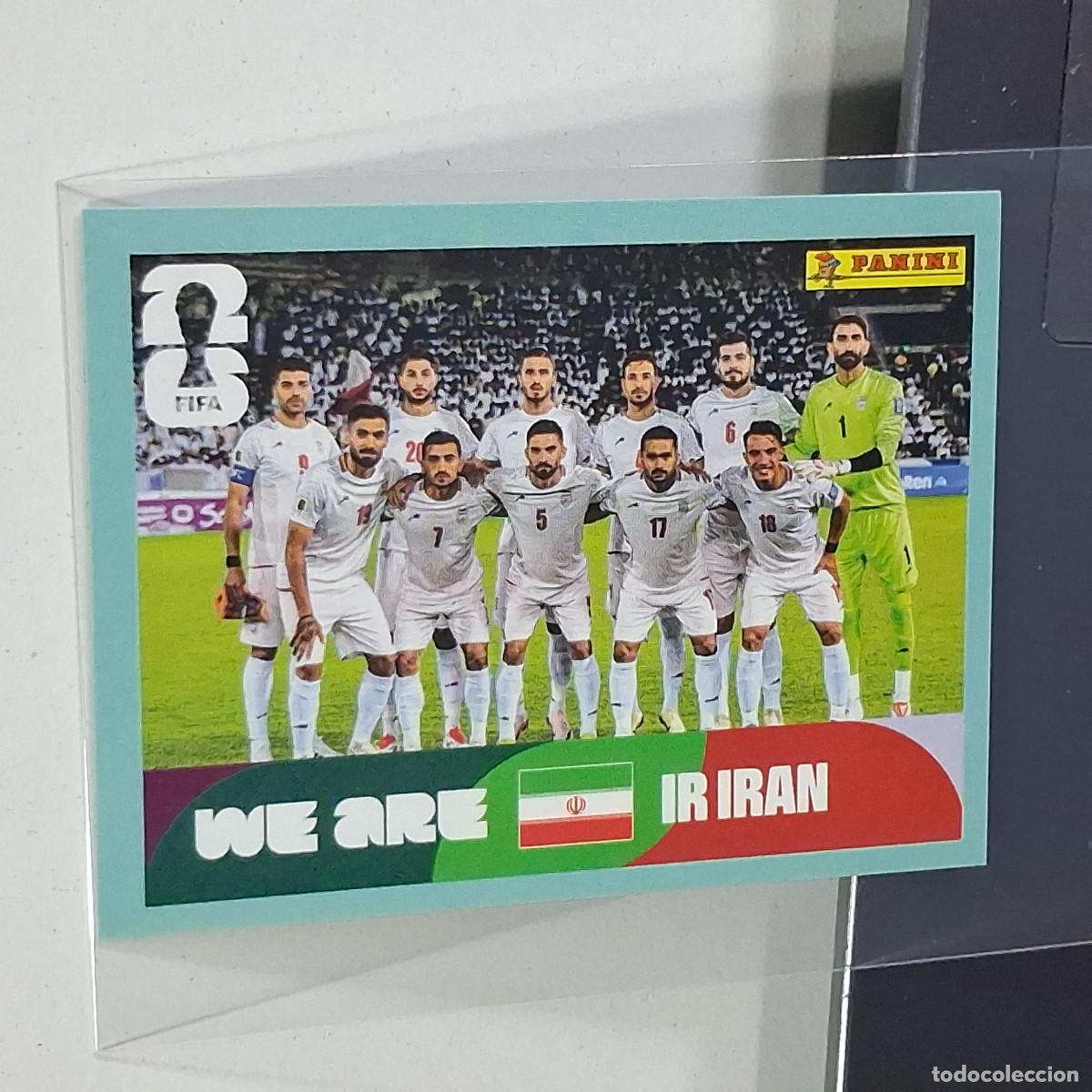 Cromos de f&uacute;tbol: B33 IRN13 TEAM PHOTO EQUIPO 13 IR&Aacute;N IRAO IRN MUNDIAL FIFA WORLD CUP 2026 STICKER PANINI