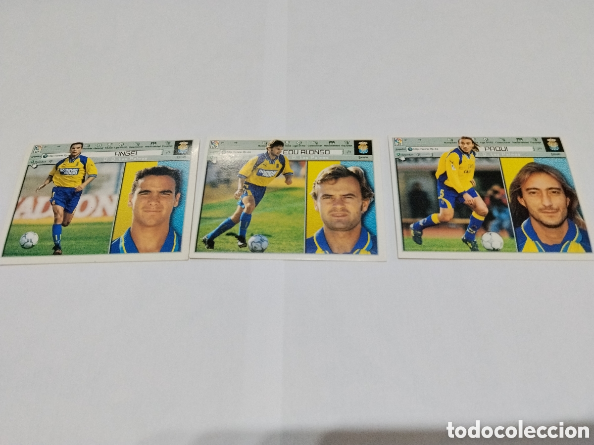Cromos de f&uacute;tbol: Las Palmas 2001-2002 Lote 3 Cromos